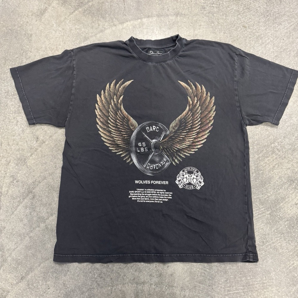 Men's Workout T-shirt Darc Sport Large Vintage Premium Tee Fly Higher Edition